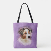 Australian Shepherd - Aussie Puppy Tote Bag (Achterkant)