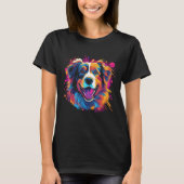 Australian Shepherd Aussie Retro 3 T-shirt (Voorkant)