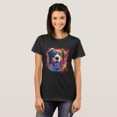 Australian Shepherd Aussie Retro 3 T-shirt (Voorkant volledig)