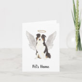 Australian Shepherd Aussie Sympathie Memorial Kaart (Voorkant)