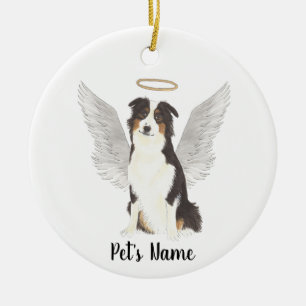 Australian Shepherd Aussie Sympathie Memorial Keramisch Ornament