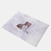 Australian Shepherd - Aussie Waterverf Digital Ar Deurmat (Schuin)
