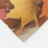 Australian Shepherd Autumn verlaat Thanksgiving Fleece Deken (Hoek)