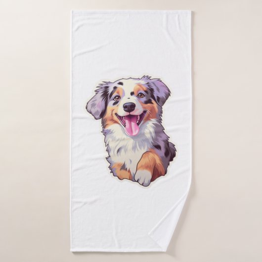 Australian Shepherd Badhanddoek (Badhanddoek)