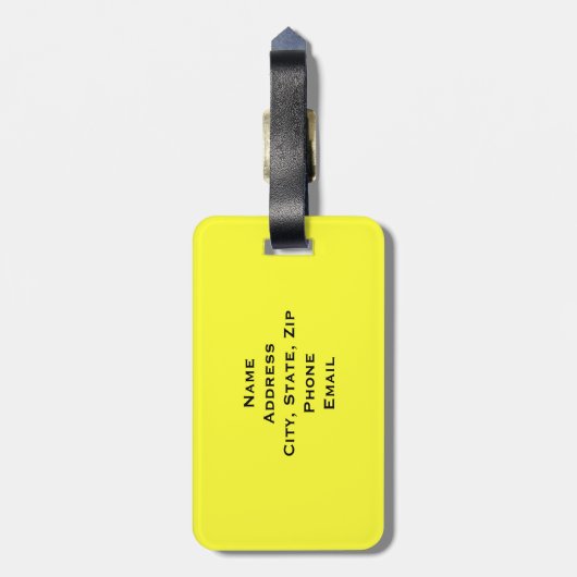 Australian Shepherd Bagagelabel (Achterkant verticaal)