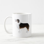 Australian Shepherd Basic Breed Silhouette Koffiemok (Links)
