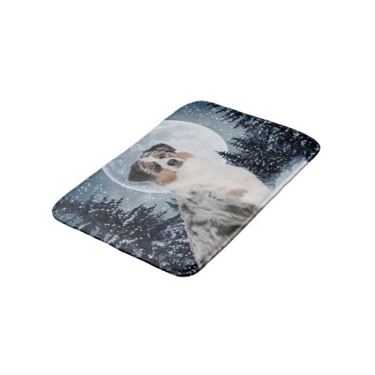 Australian Shepherd Bathmat Badmat (Gekanteld)
