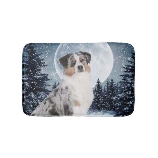 Australian Shepherd Bathmat Badmat (Voorkant)