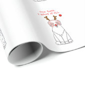 Australian Shepherd Beste kerstman.... Cadeaupapier (Rol Hoek)