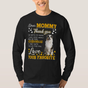 Australian Shepherd Beste mama bedankt dat je bent T-shirt