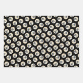 Australian Shepherd Black Tri Schilderen Hond Art Inpakpapier Vel (Voorkant 3)