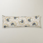 Australian Shepherd Black Tri Schilderen Hond Art Lichaamskussen (Achterkant)