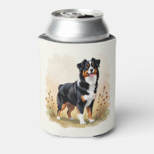 Australian Shepherd Black Tricolor Aussie Dog Blikjeskoeler