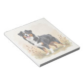 Australian Shepherd Black Tricolor Aussie Dog Notitieblok (Schuin)