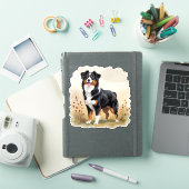 Australian Shepherd Black Tricolor Aussie Dog Sticker (iPad Cover)