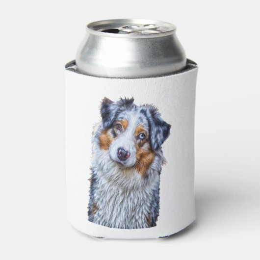 Australian Shepherd Blikjeskoeler (Blikje Voorkant)