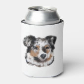 Australian Shepherd Blikjeskoeler (Blikje Voorkant)