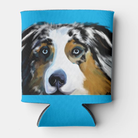 Australian Shepherd Blikjeskoeler (Voorkant)