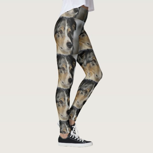 australian-shepherd-blue merle 2 leggings (Rechts)