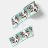 Australian Shepherd Blue Merle Dog Grosgrain Lint (Achterkant)