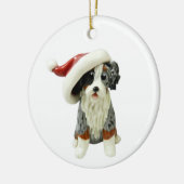 Australian Shepherd Blue Merle Tricolor Ceramic Keramisch Ornament