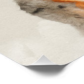 Australian Shepherd - Blue Merle Waterverf Perfect Poster (Hoek)