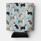 Australian Shepherd Botten and Paws Blikjeskoeler (Voorkant)