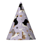 Australian Shepherd Botten and Paws Feesthoedjes (Achterkant)