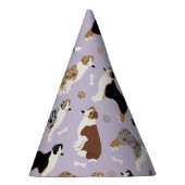 Australian Shepherd Botten and Paws Feesthoedjes (Rechts)