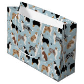 Australian Shepherd Botten and Paws Groot Cadeauzakje (Voorkant Gekanteld)