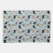Australian Shepherd Botten and Paws Kitchen Towel Theedoek (Horizontaal)