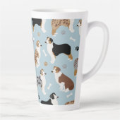 Australian Shepherd Botten and Paws Latte Mok (Rechts)