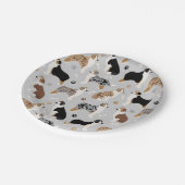 Australian Shepherd Botten and Paws Papieren Bordje (Gekanteld)