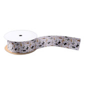 Australian Shepherd Botten and Paws Satin Ribbon Satijnen Lint (Spoel)