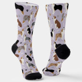 Australian Shepherd Botten and Paws Socks Sokken (Gebogen)