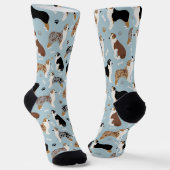 Australian Shepherd Botten and Paws Socks Sokken (Gebogen)