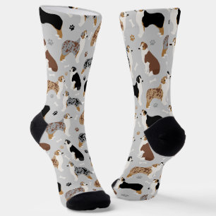 Australian Shepherd Botten and Paws Sokken