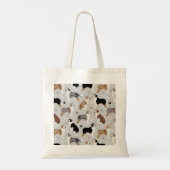 Australian Shepherd Botten and Paws Tote Bag (Achterkant)