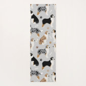 Australian Shepherd Botten and Paws Yogamat (Achterkant)