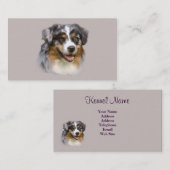 Australian Shepherd Breeder Visitekaartje (Voorkant / Achterkant)