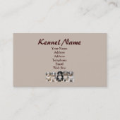 Australian Shepherd Breeder Visitekaartje (Achterkant)