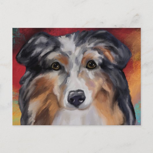 AUSTRALIAN SHEPHERD BRIEFKAART (Voorkant)