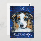 Australian Shepherd Briefkaart (Voorkant / Achterkant)