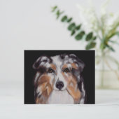 AUSTRALIAN SHEPHERD     BRIEFKAART (Staand voorkant)