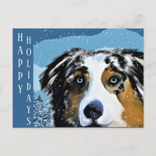 AUSTRALIAN SHEPHERD BRIEFKAART (Voorkant)