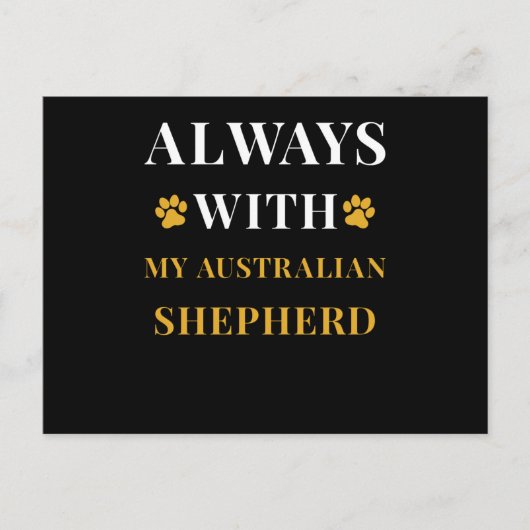 Australian Shepherd Briefkaart (Voorkant)