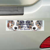 Australian Shepherd Bumpersticker (Op auto)