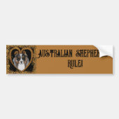 Australian Shepherd   Bumpersticker (Voorkant)