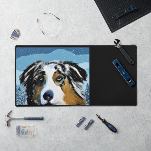 AUSTRALIAN SHEPHERD   BUREAUMAT (Werkstation)