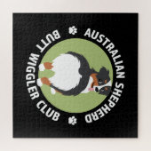 Australian Shepherd Butt Wiggler Club Legpuzzel (Horizontaal)